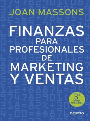 cover image of Finanzas para profesionales de marketing y ventas